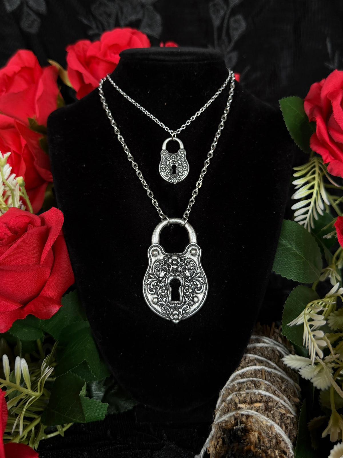 CELLAR DOOR PADLOCK - Mother of Hades Padlock Necklace