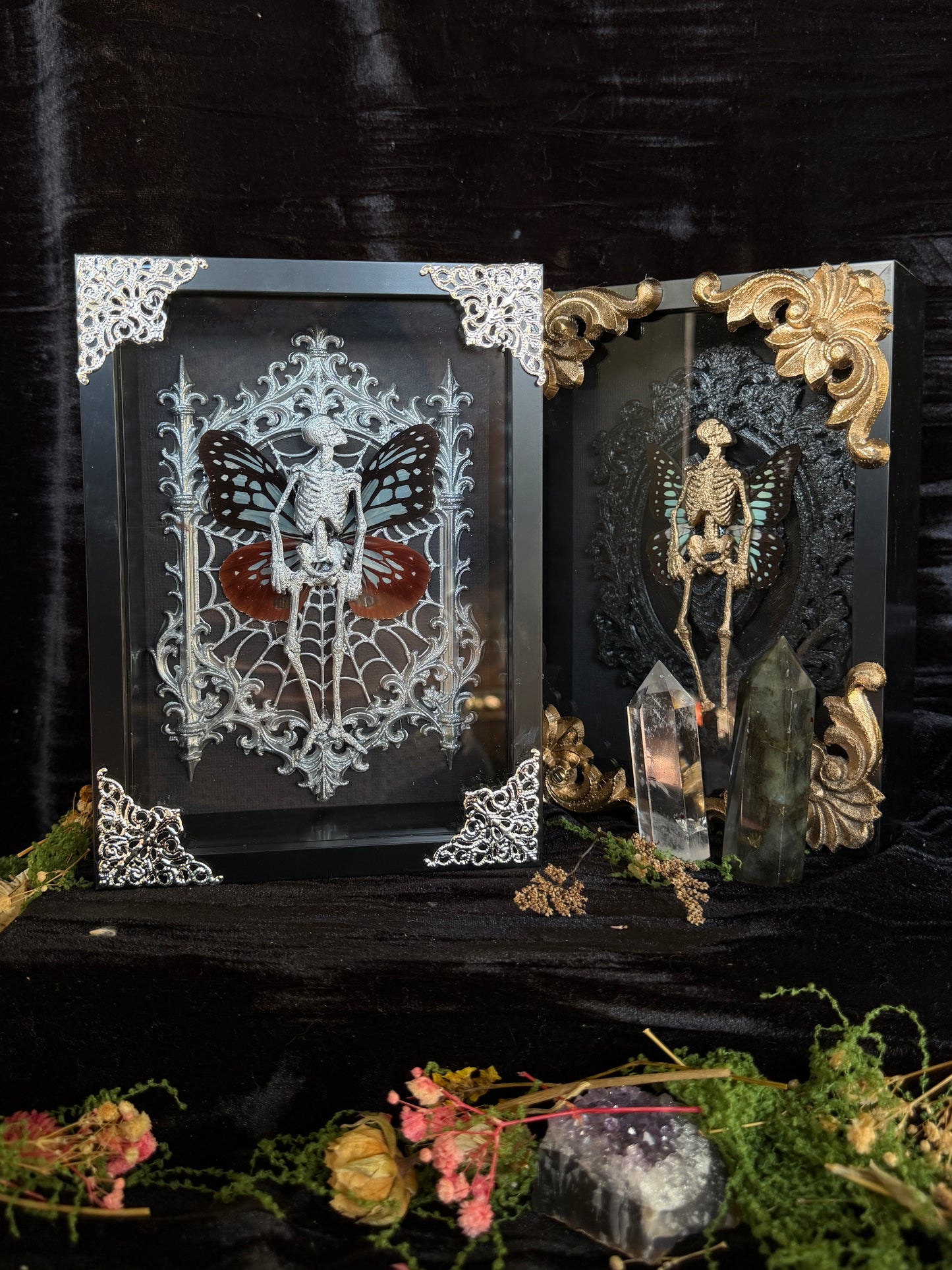 TRAPPED IN A WEB FAIRY - Mother of Hades Dead Fairy Frame