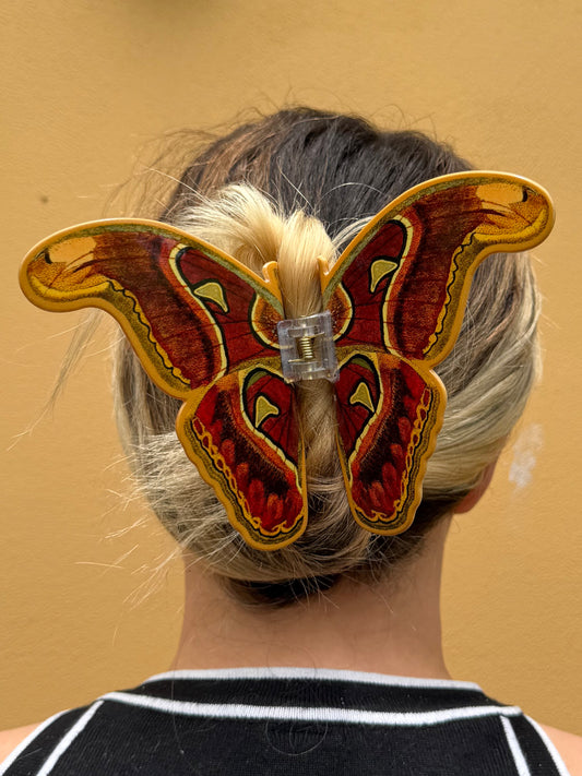 ATTACUS ATLAS MOTH - Moth Hair Clip