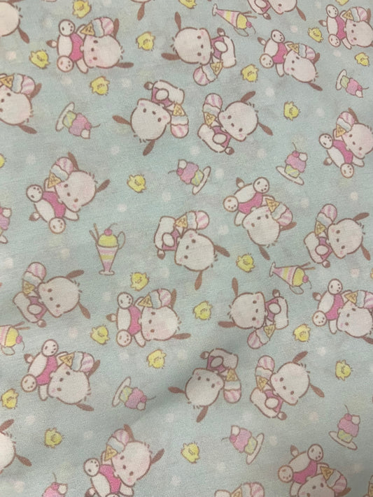 PASTEL POCHACCO - Polycotton Fabric from Japan
