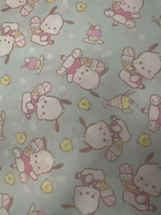PASTEL POCHACCO - Polycotton Fabric from Japan