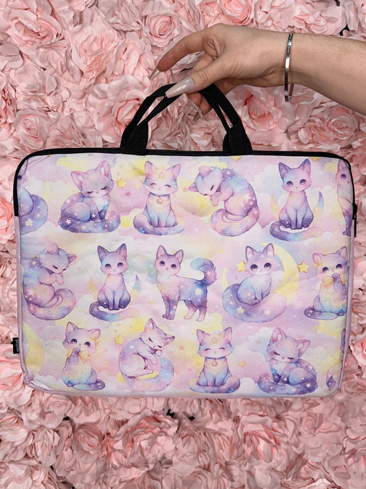 MYSTICAT - canvas laptop / tech case