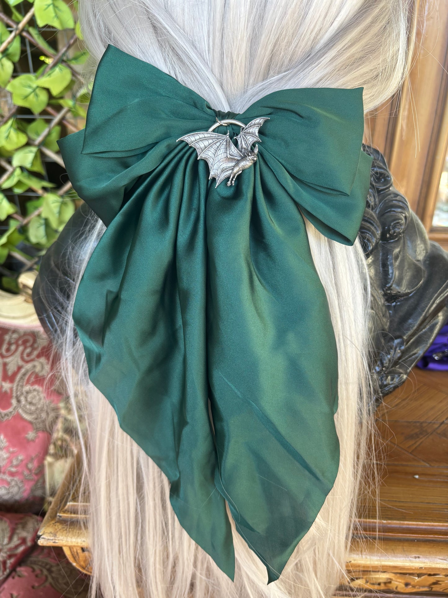 SCREECHERS OF THE NIGHT - Mother of Hades NIGHT GARDEN Hair Bow