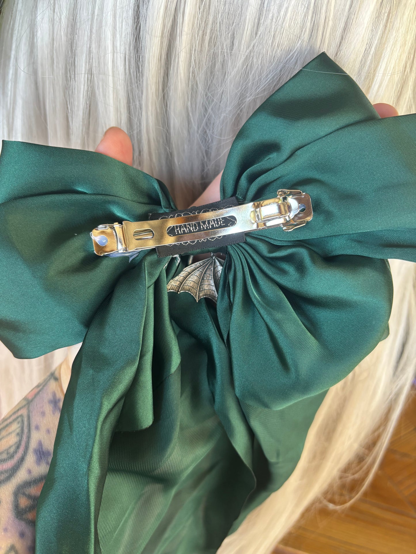 SCREECHERS OF THE NIGHT - Mother of Hades NIGHT GARDEN Hair Bow