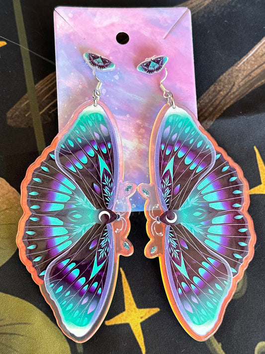 LA BELLA LUNA - Iridescent Jumbo earrings