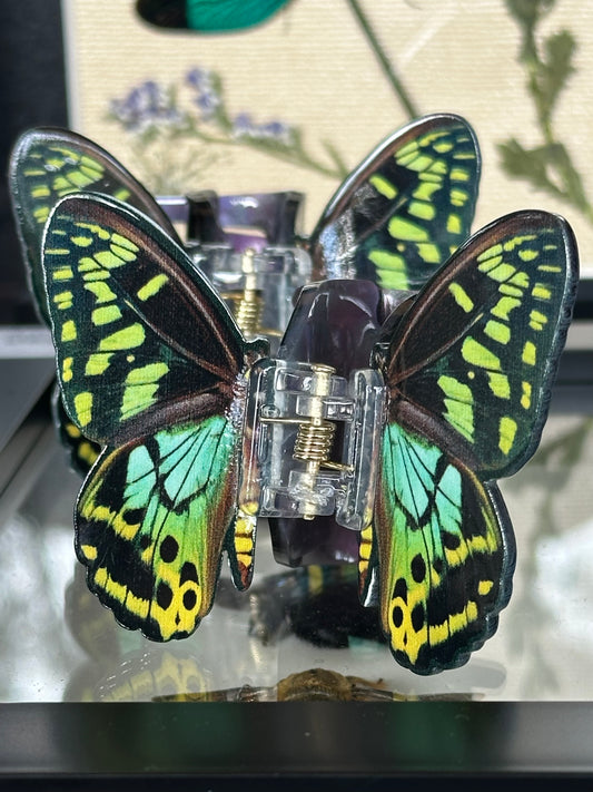 ELECTRIC FERN - Twin Butterfly Hair Clip Set