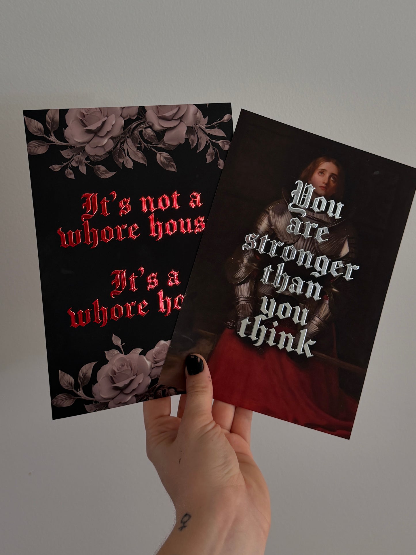 YOU ARE STRONGER THAN YOU THINK - A5 Satin Holographic print