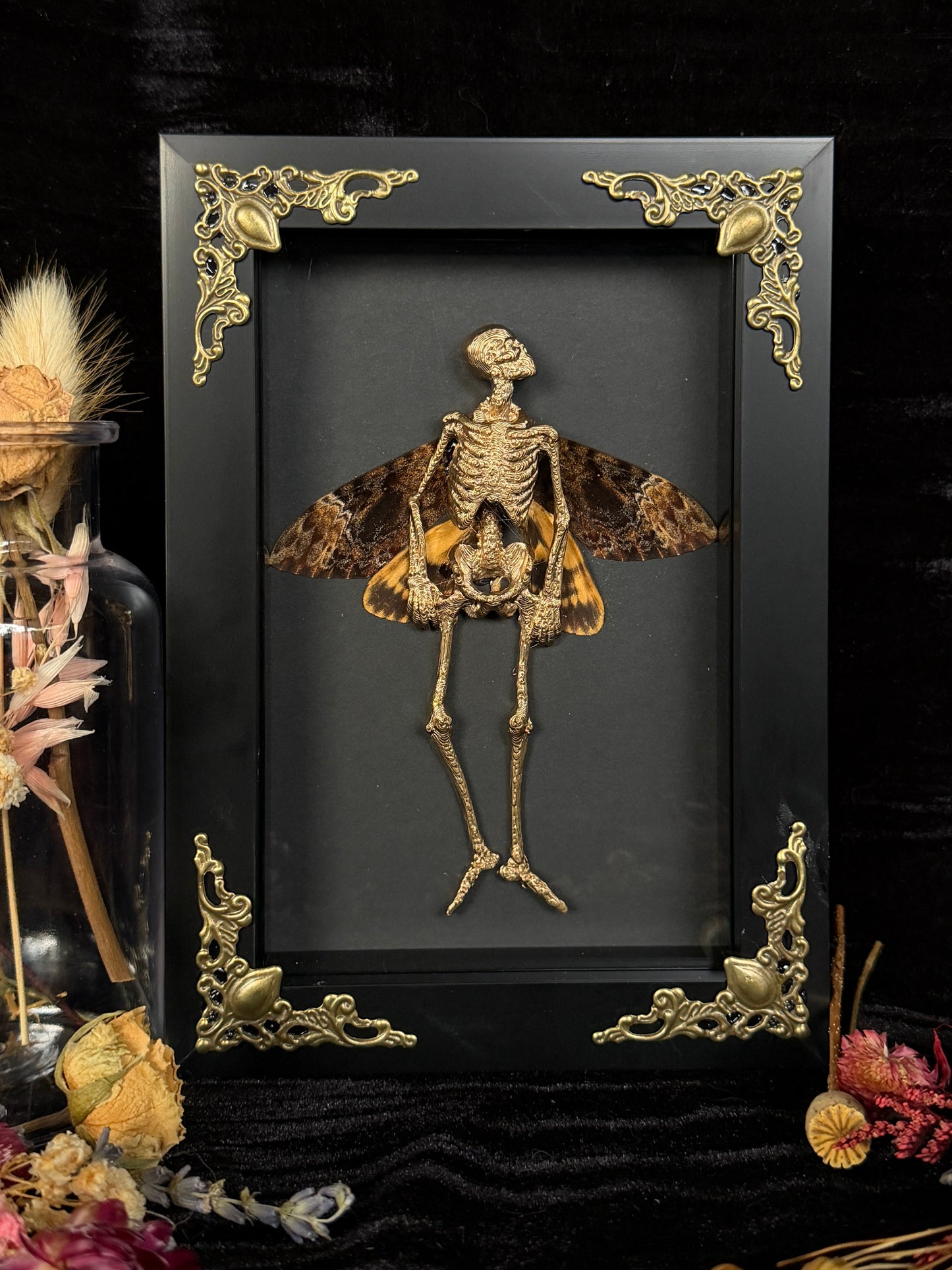 GOLD DEATH HEAD FAIRY - Mother of Hades Dead Fairy Collection