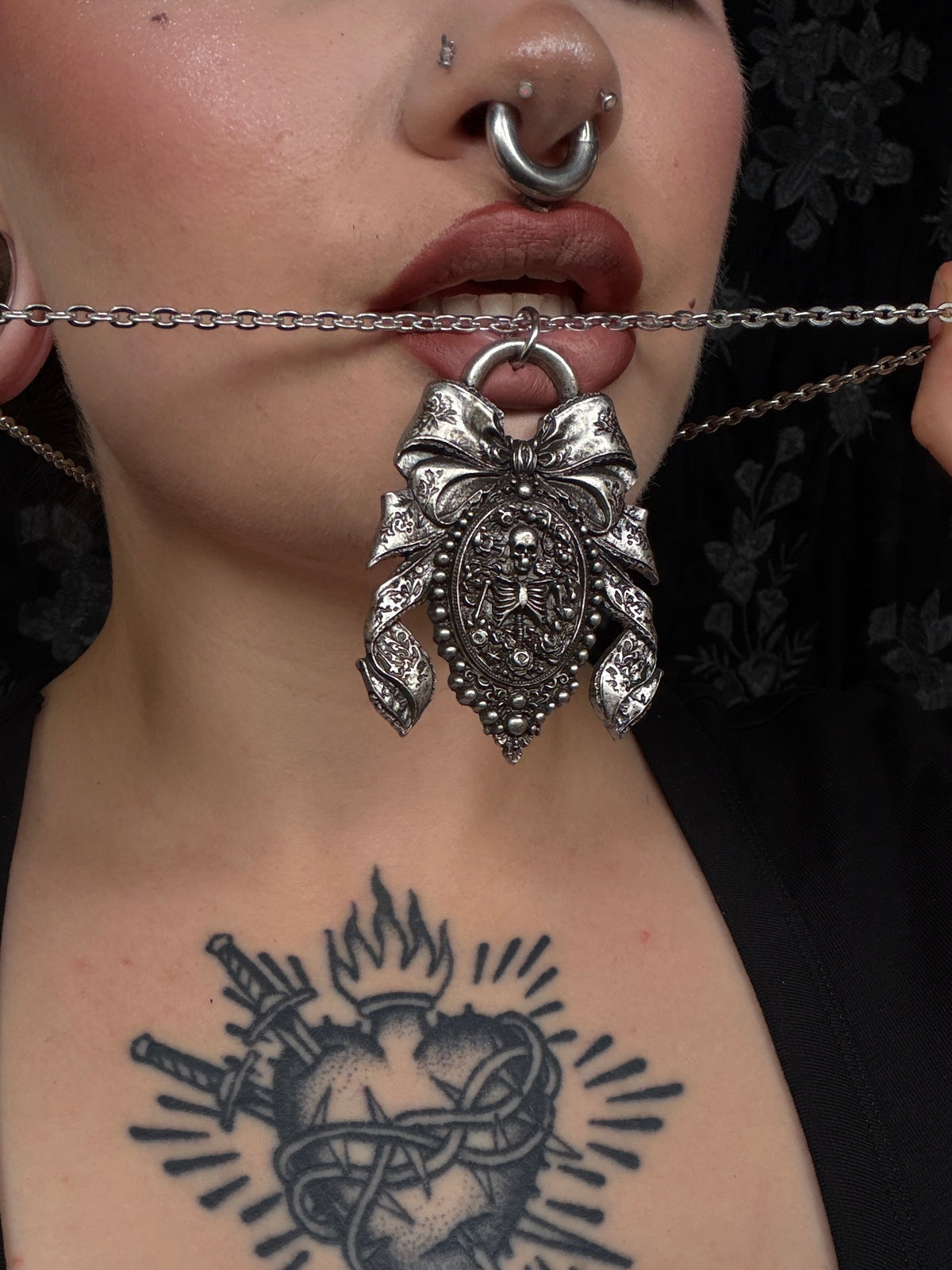 MOMENTO MORI - Mother of Hades Large Pendant Necklace