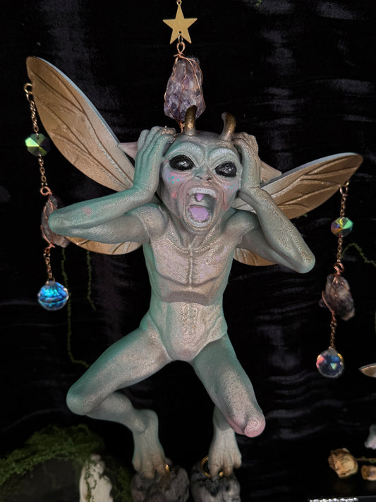 WISP - Amethyst Moon Tooth Fairy Creature