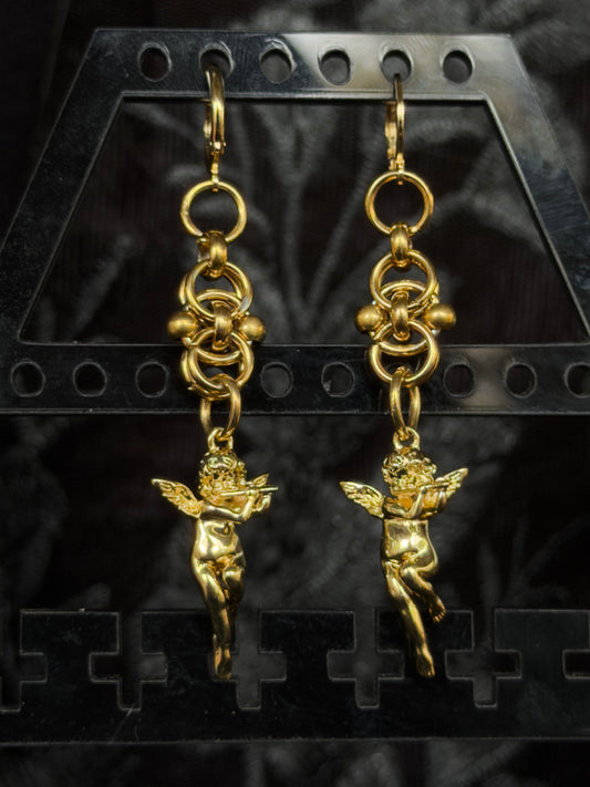 CELESTIAL BEINGS - Cherub Pendant Ear Hanger