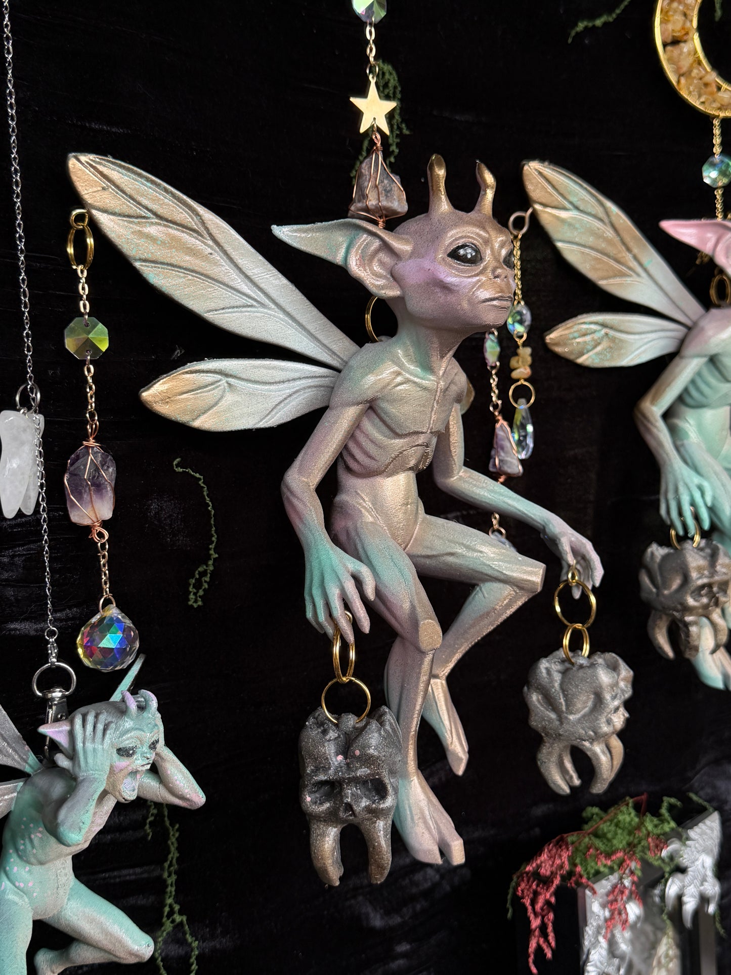 WILLOW - Amethyst  Moon Tooth Fairy Creature