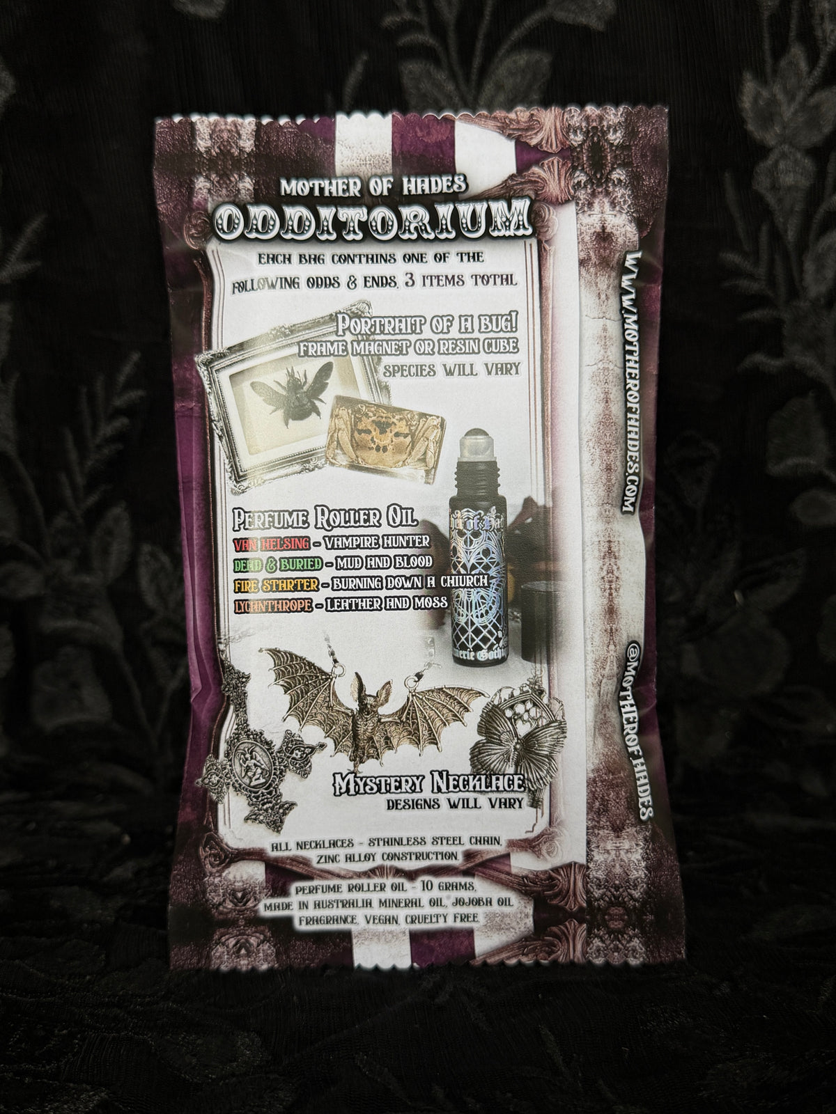 THE ODDITORIUM - Mother of Hades Odds & Ends Mini Mystery Showbag