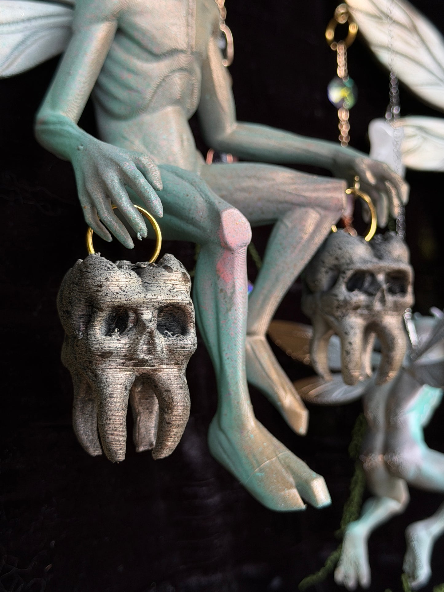THE TINKERA - Fluorite Moon Tooth Fairy Creature