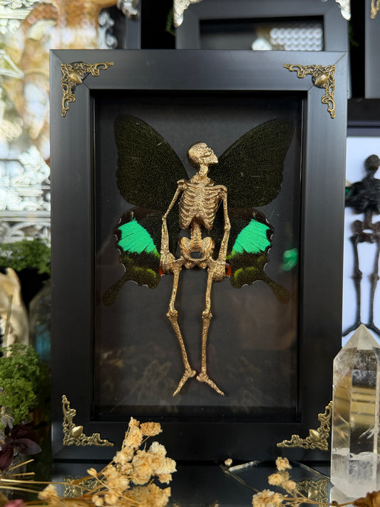 GOLD PEACOCK FAIRY - Mother of Hades Dead Fairy Collection
