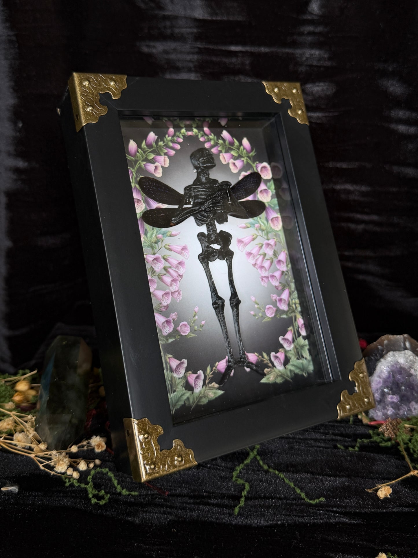 VIOLET DANCER FAIRY - Mother of Hades Dead Fairy Frame