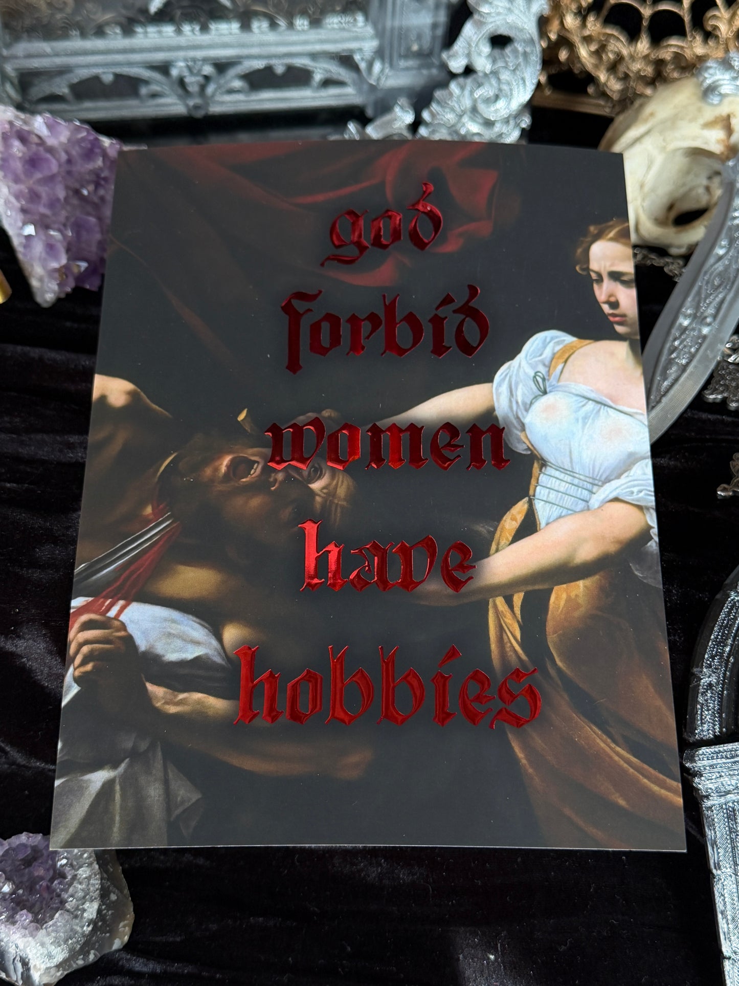 GOD FORBID - A5 Satin FOIL print