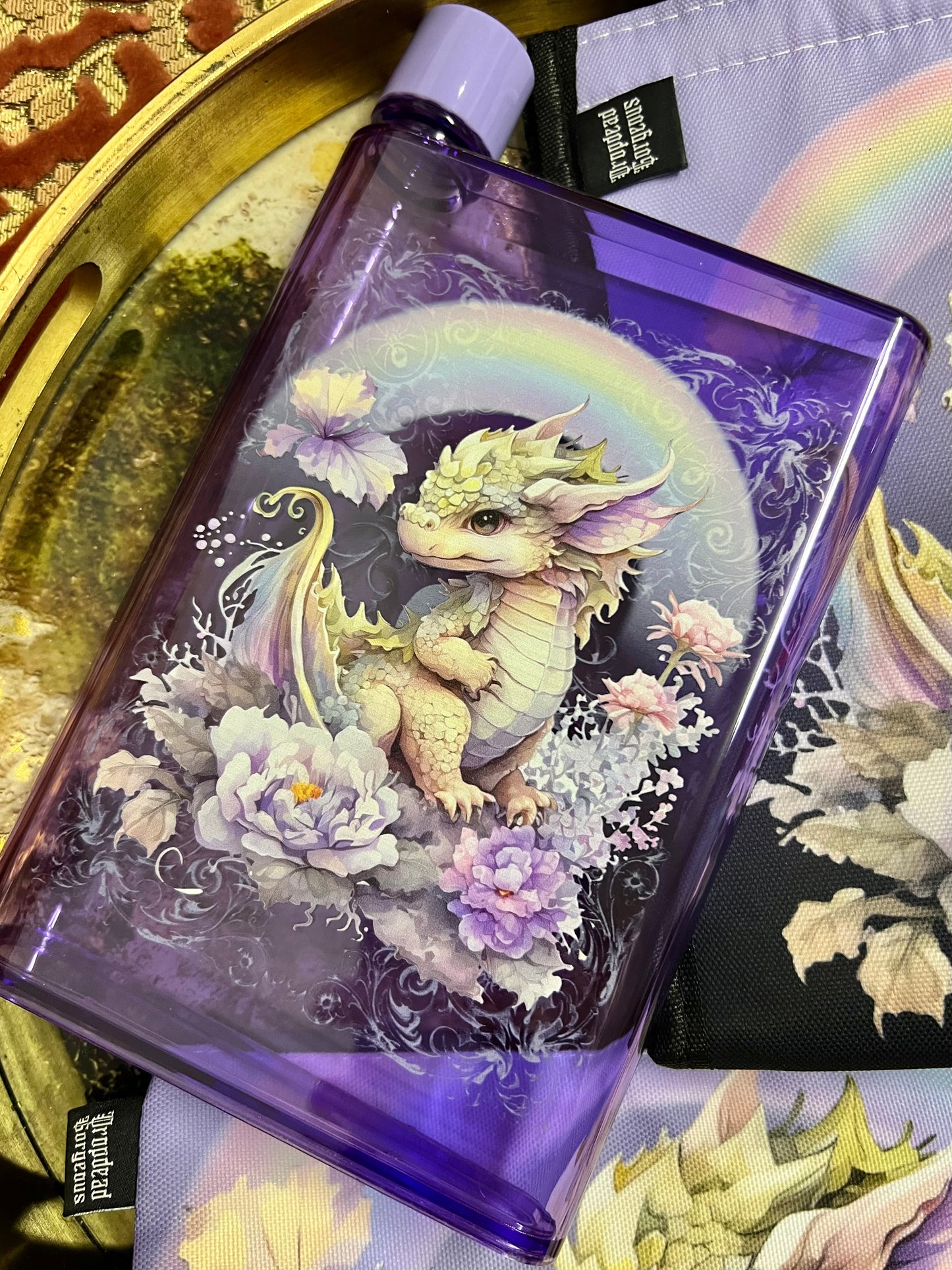 LAVENDER DRAGON - lunch / pencil case set