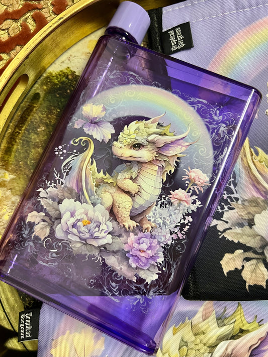 LAVENDER DRAGON - lunch / pencil case set