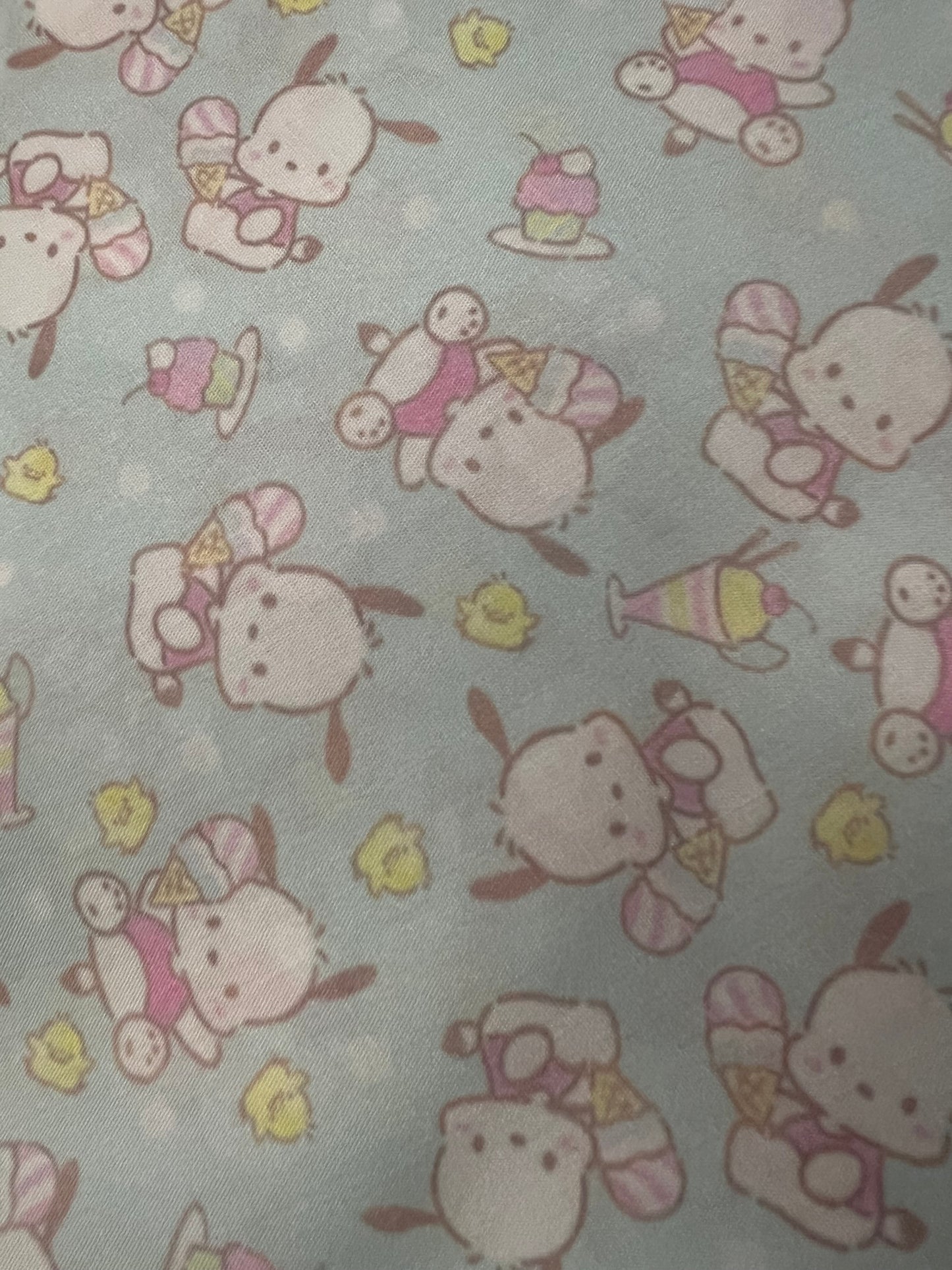 PASTEL POCHACCO  - Polycotton Fabric from Japan