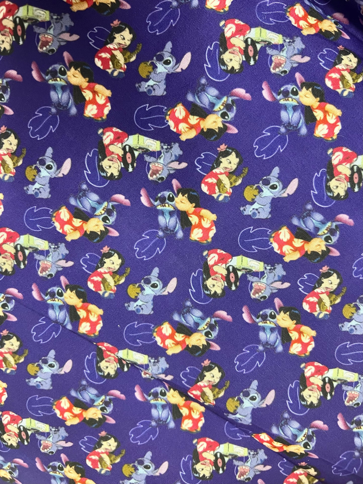 LILO AND STITCH  - Polycotton Fabric from Japan