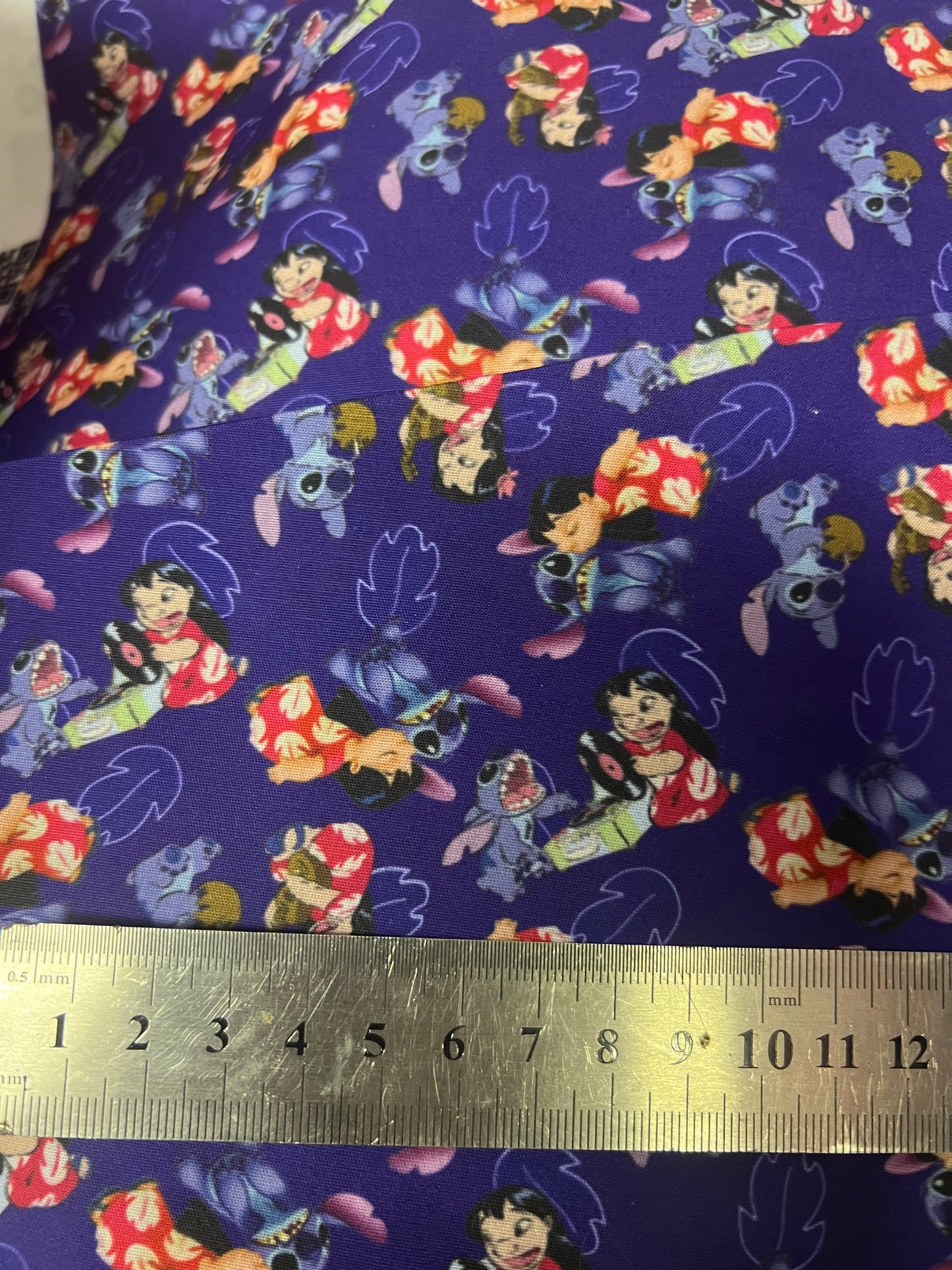 LILO AND STITCH  - Polycotton Fabric from Japan