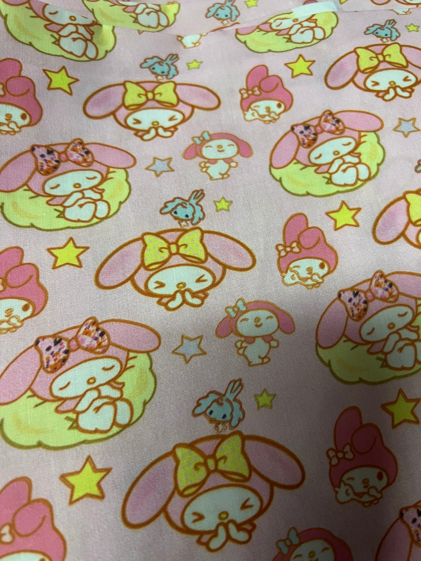 SLEEPY MY MELODY - Polycotton Fabric from Japan