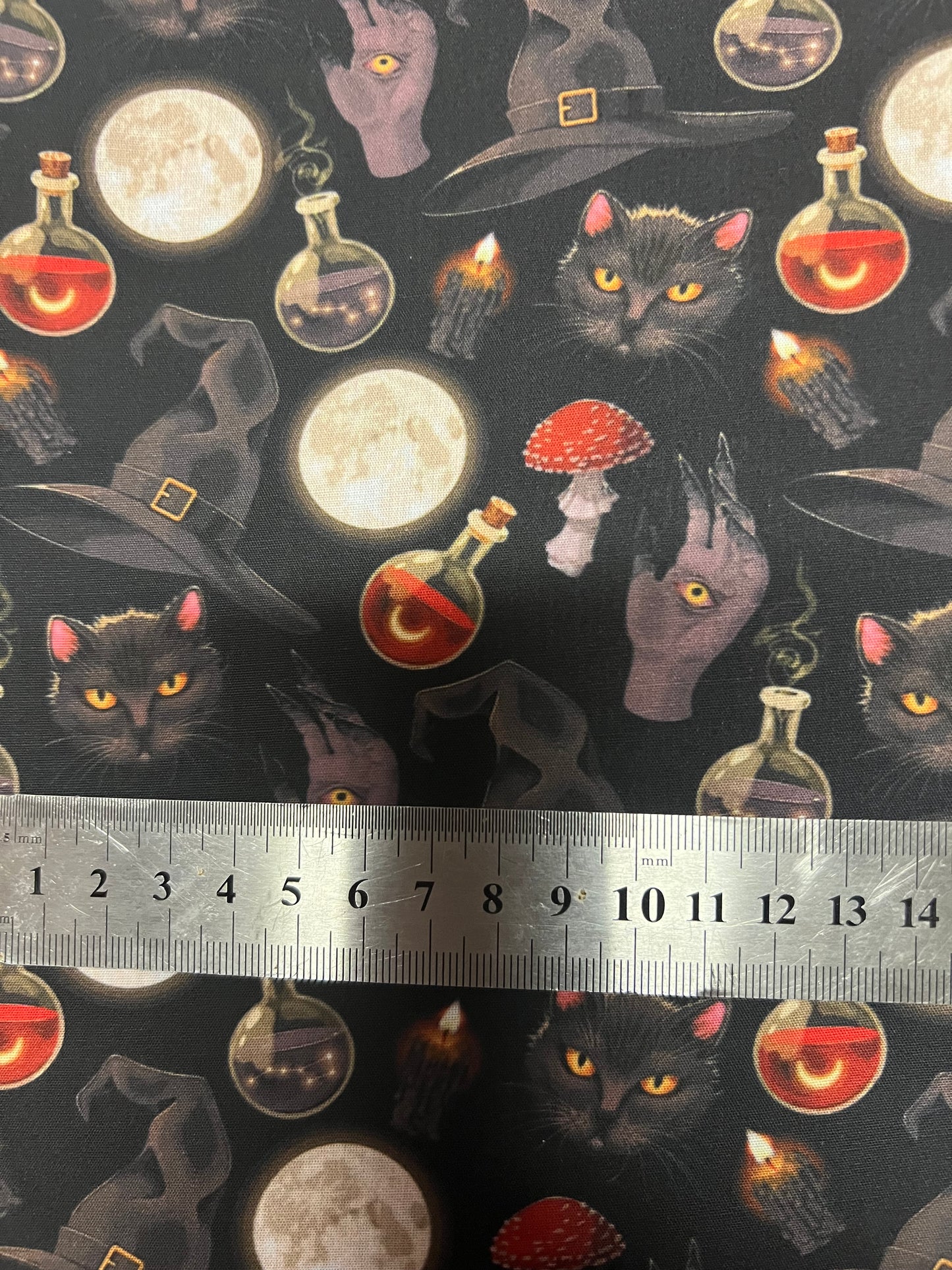 BLOOD MOON OCCULT - Polycotton Fabric from Japan