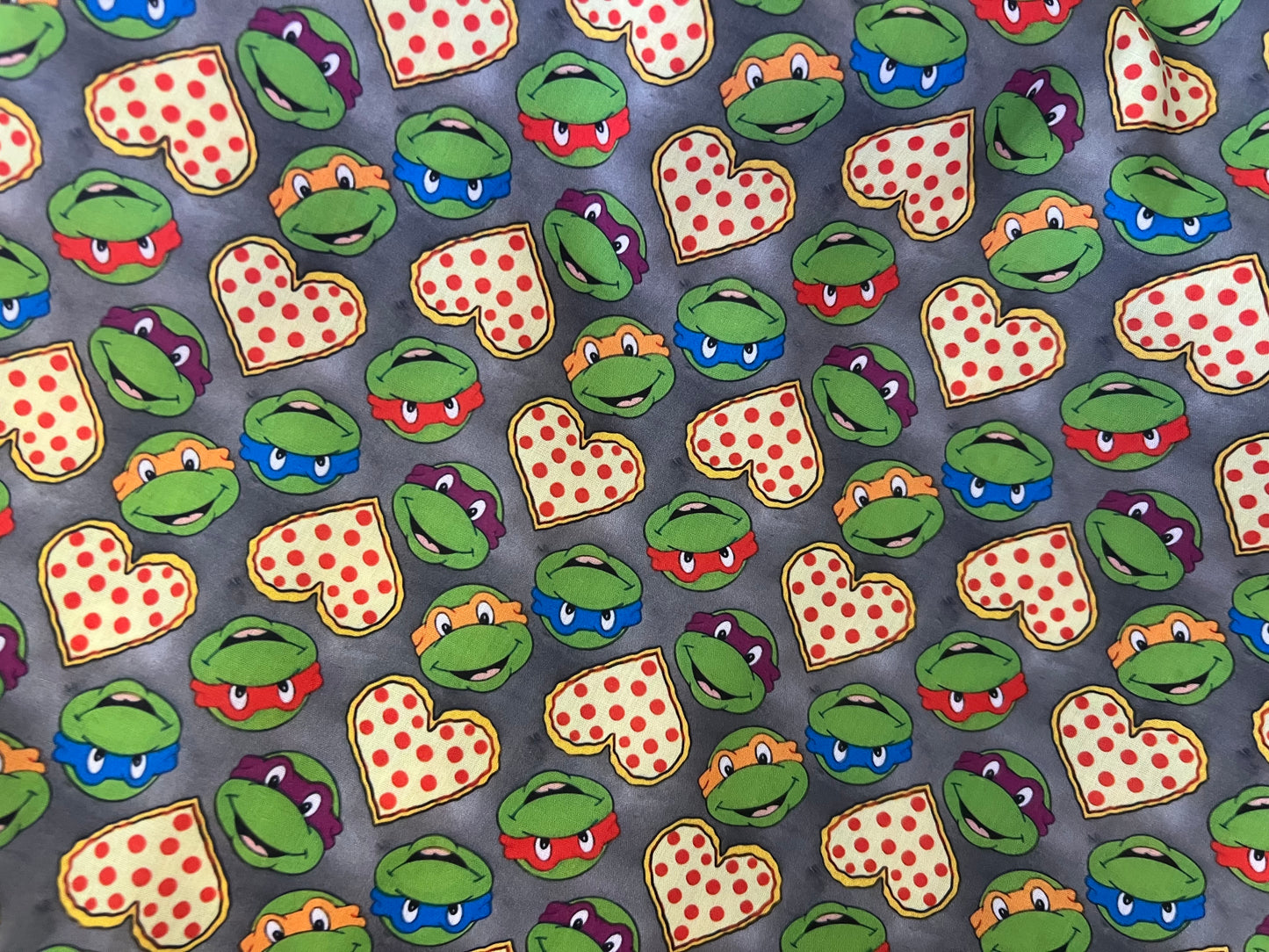 TMNT NINJA TURTLE - Polycotton Fabric from Japan