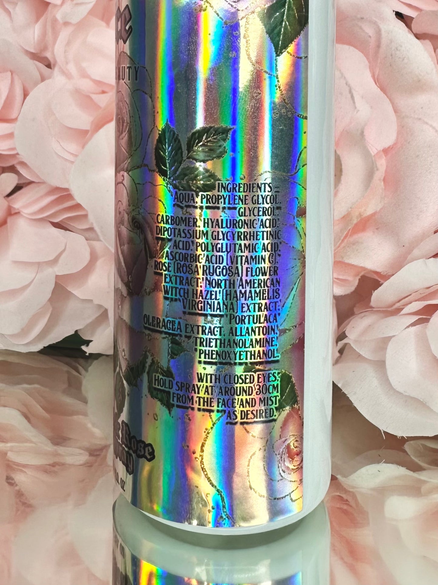 BLOOM FACE WITCHHAZEL & ROSE TONING SPRAY