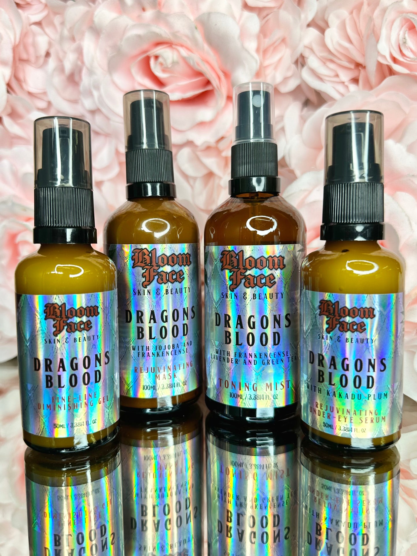 DRAGONS BLOOD - Toning Mist with Frankencense, Lavender and Green Tea