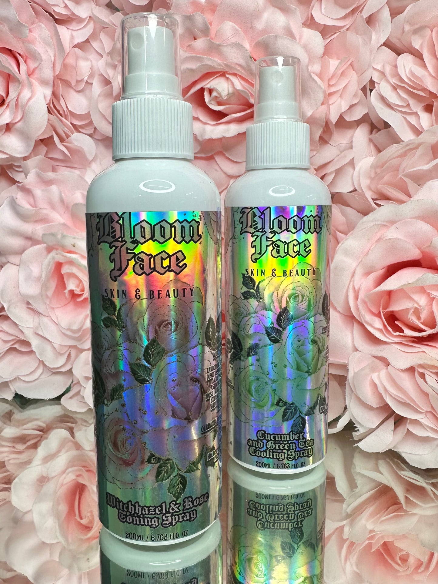 ROSE AND GREEN TEA - Cooling and Toning Spray Duo