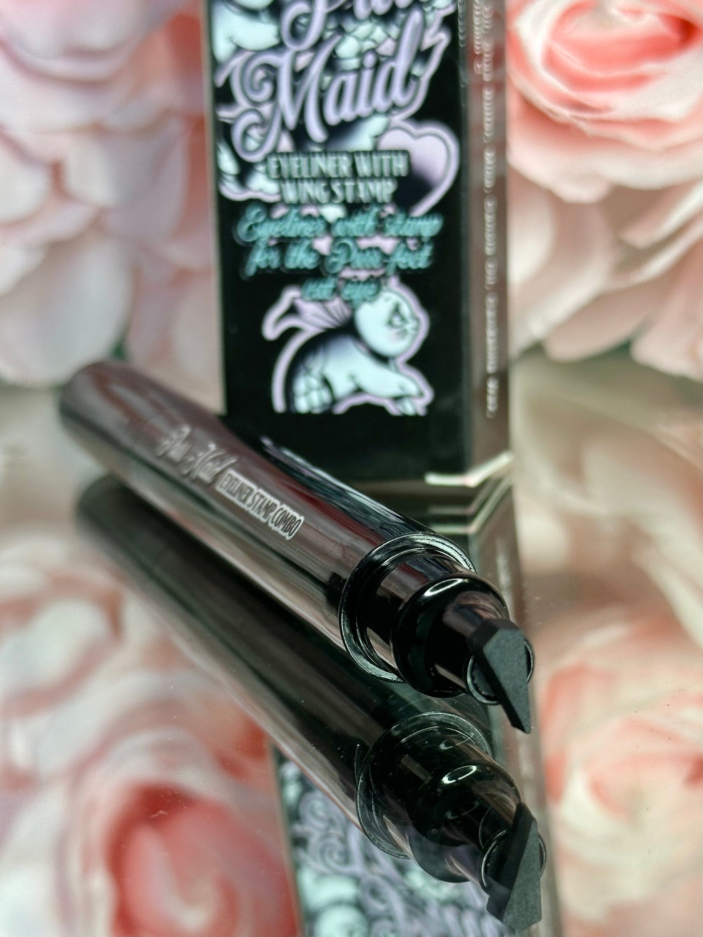 PURRMAID BLACK - Eyeliner stamp with liquid liner