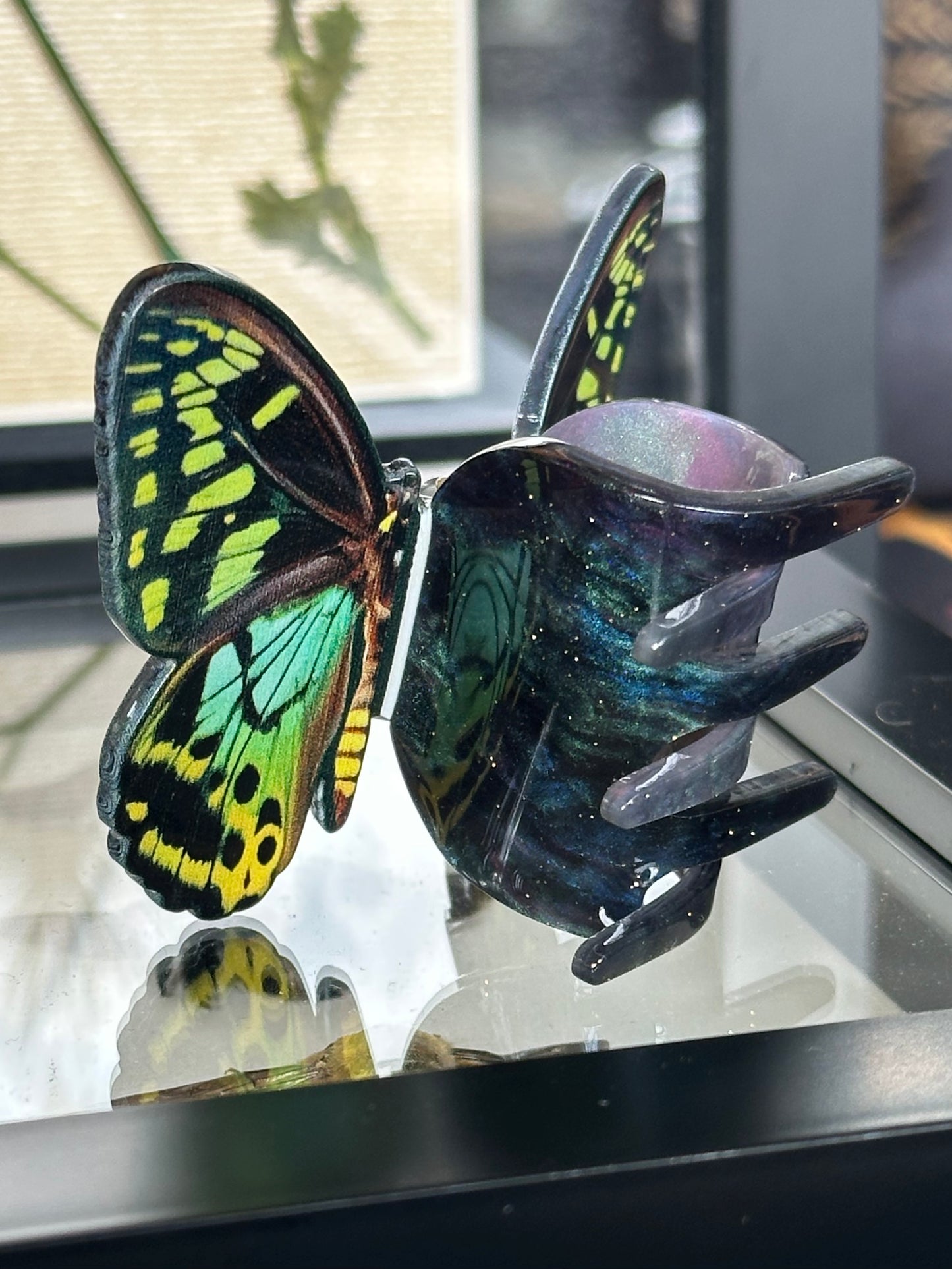 ELECTRIC FERN - Twin Butterfly Hair Clip Set