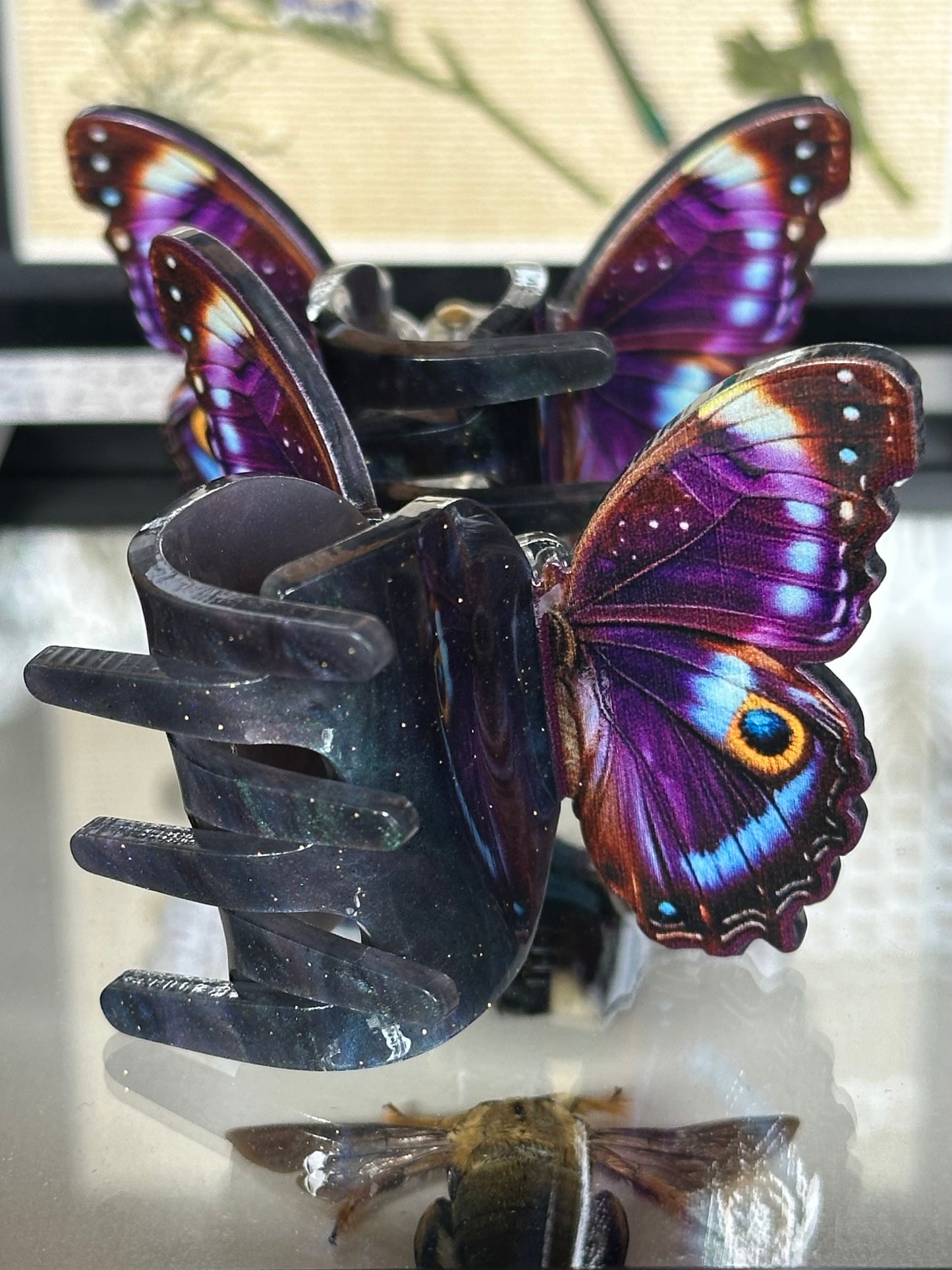 THE EMPRESS - Twin Butterfly Hair Clip Set