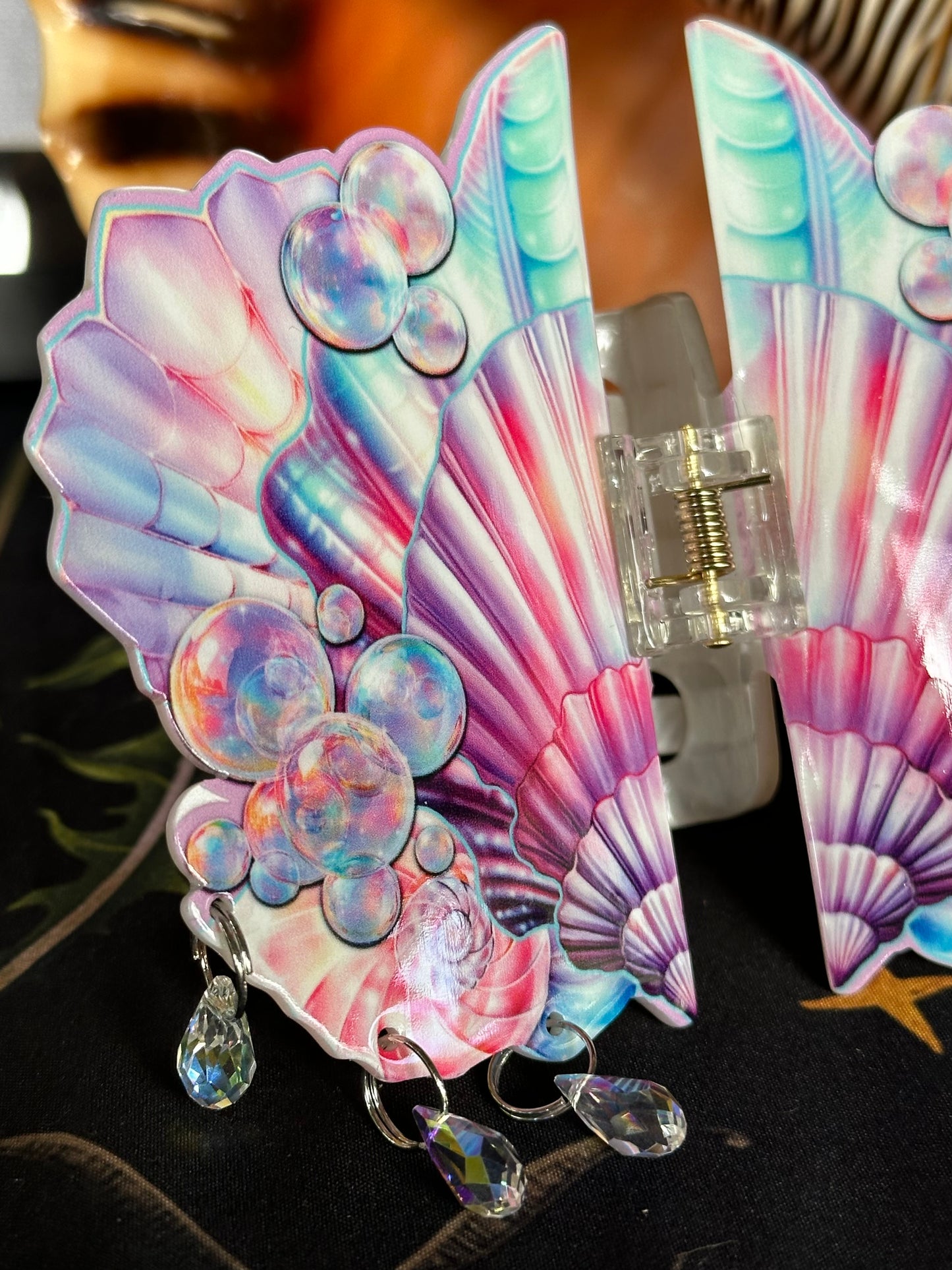 BY THE SEA SHORE - Butterfly Hair Clip