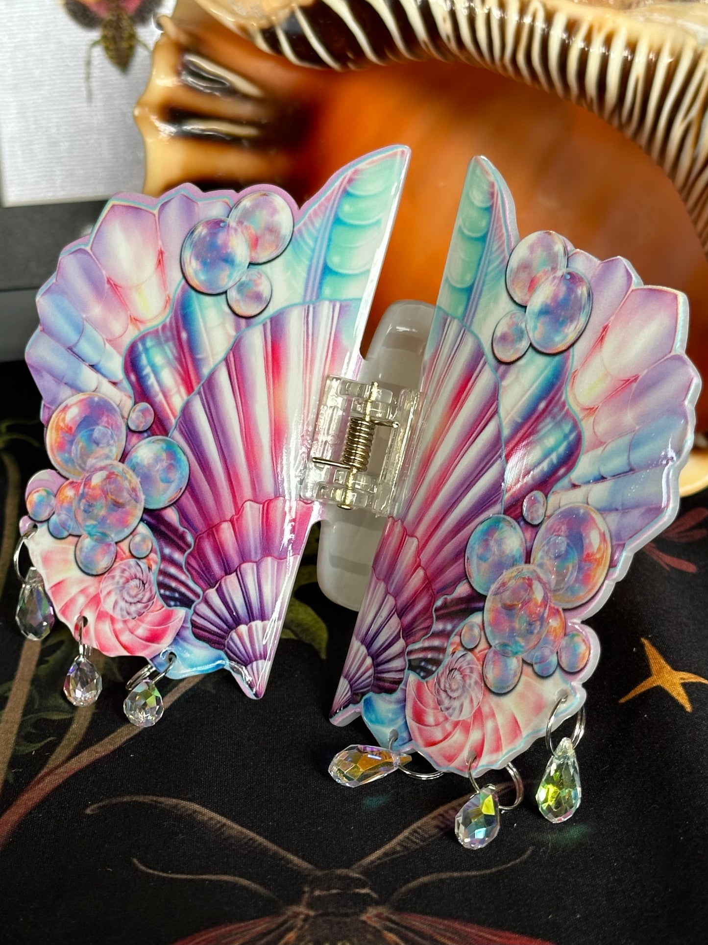 BY THE SEA SHORE - Butterfly Hair Clip