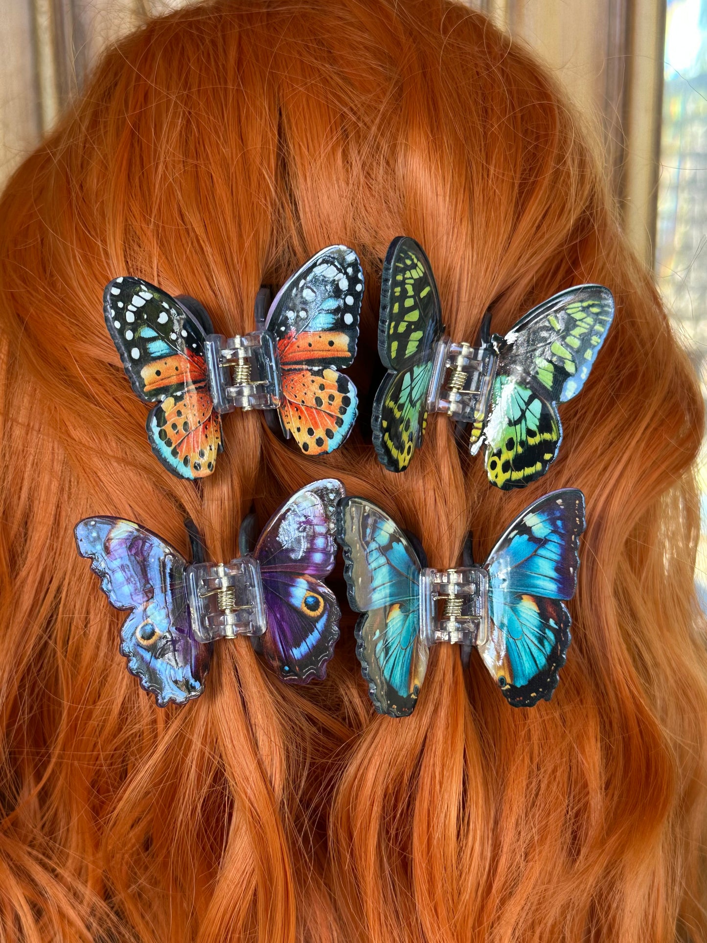 THE EMPRESS - Twin Butterfly Hair Clip Set