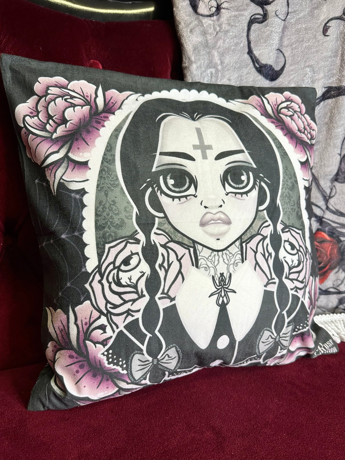 WEDNESDAY IN WEBS - Cushion Cover