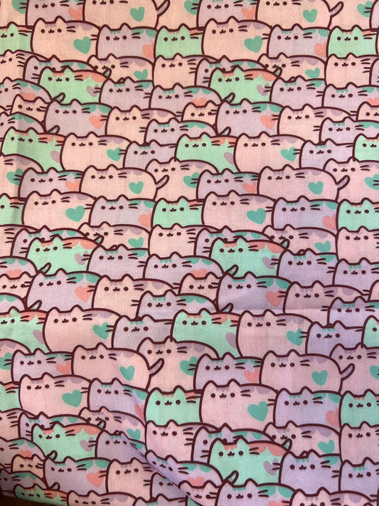 PASTEL PUSHEEN - Polycotton Fabric from Japan