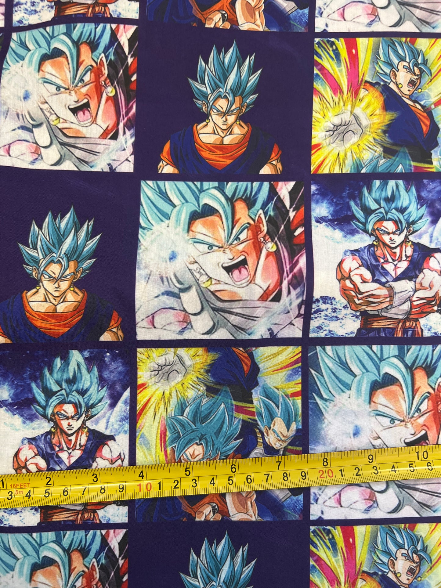 SUPER SAIYAN  - Polycotton Fabric from Japan