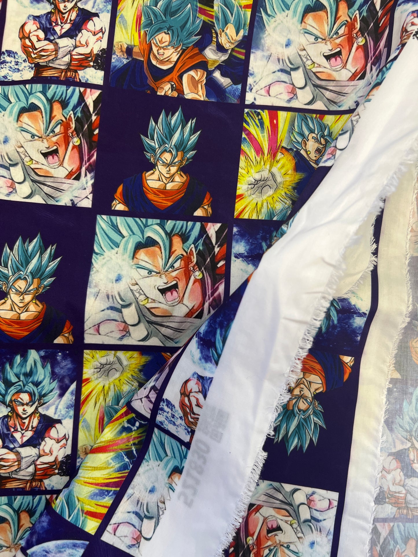 SUPER SAIYAN  - Polycotton Fabric from Japan