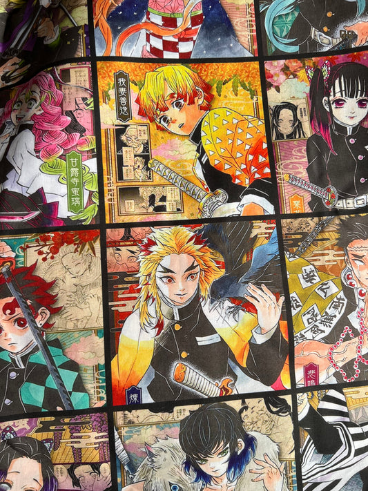 DEMON SLAYER - Polycotton Fabric from Japan