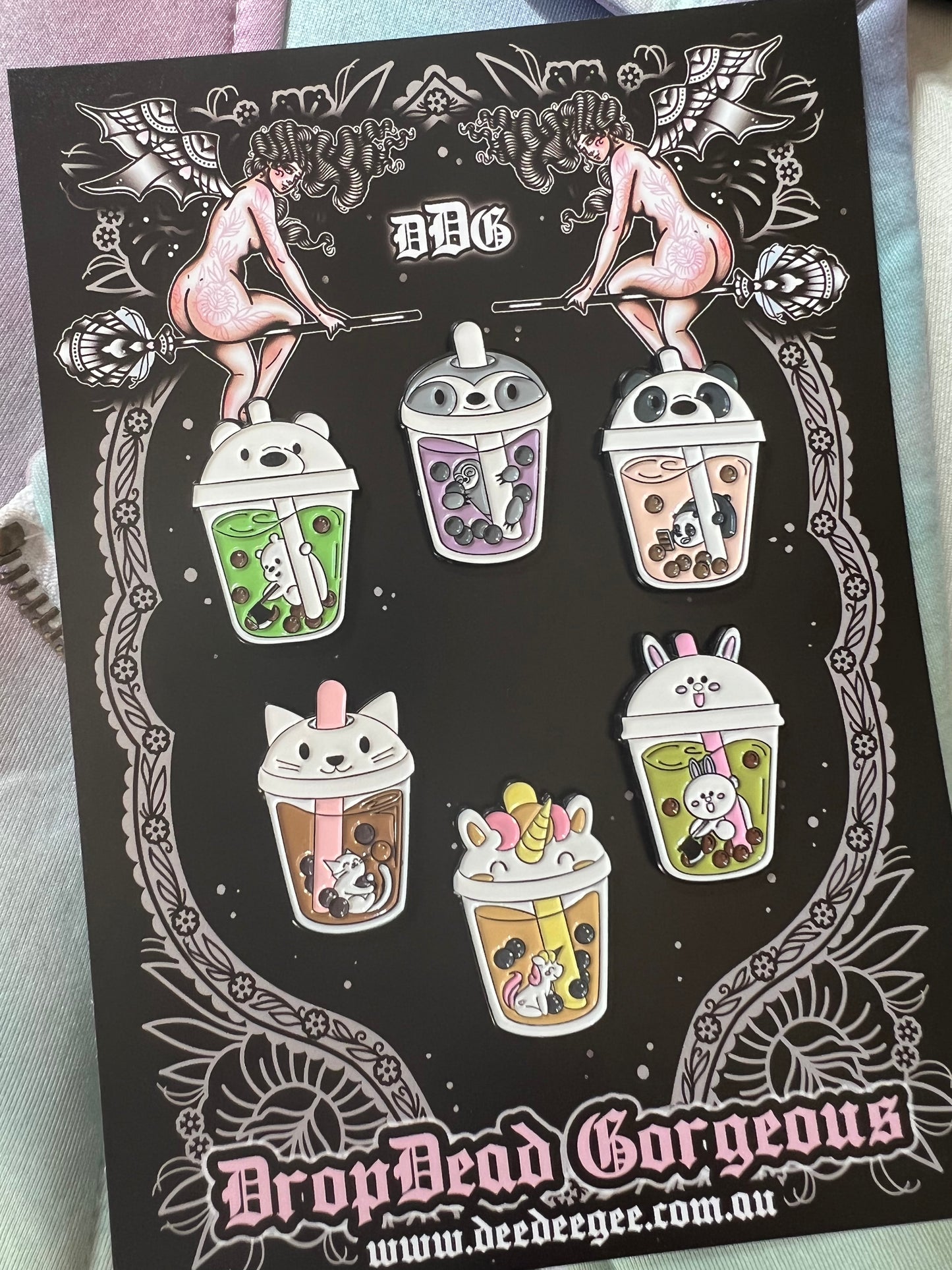 BUBBLE TEA GANG - Enamel Pin Set