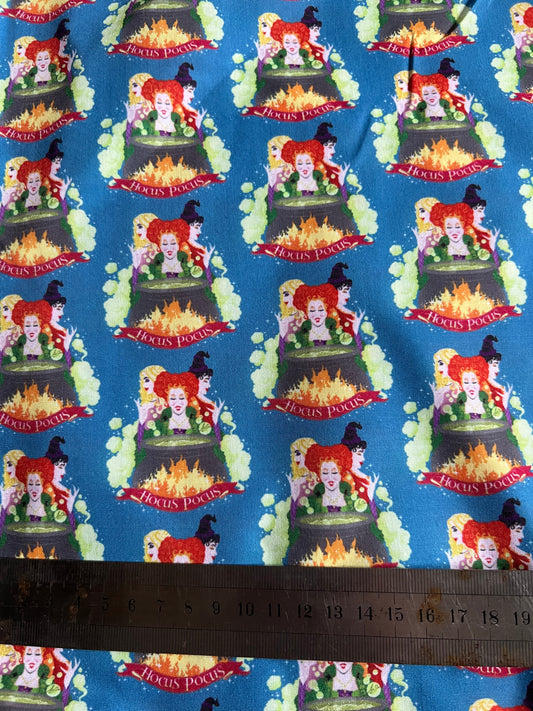 HOCUS POCUS CAULDRON - Polycotton Fabric from Japan