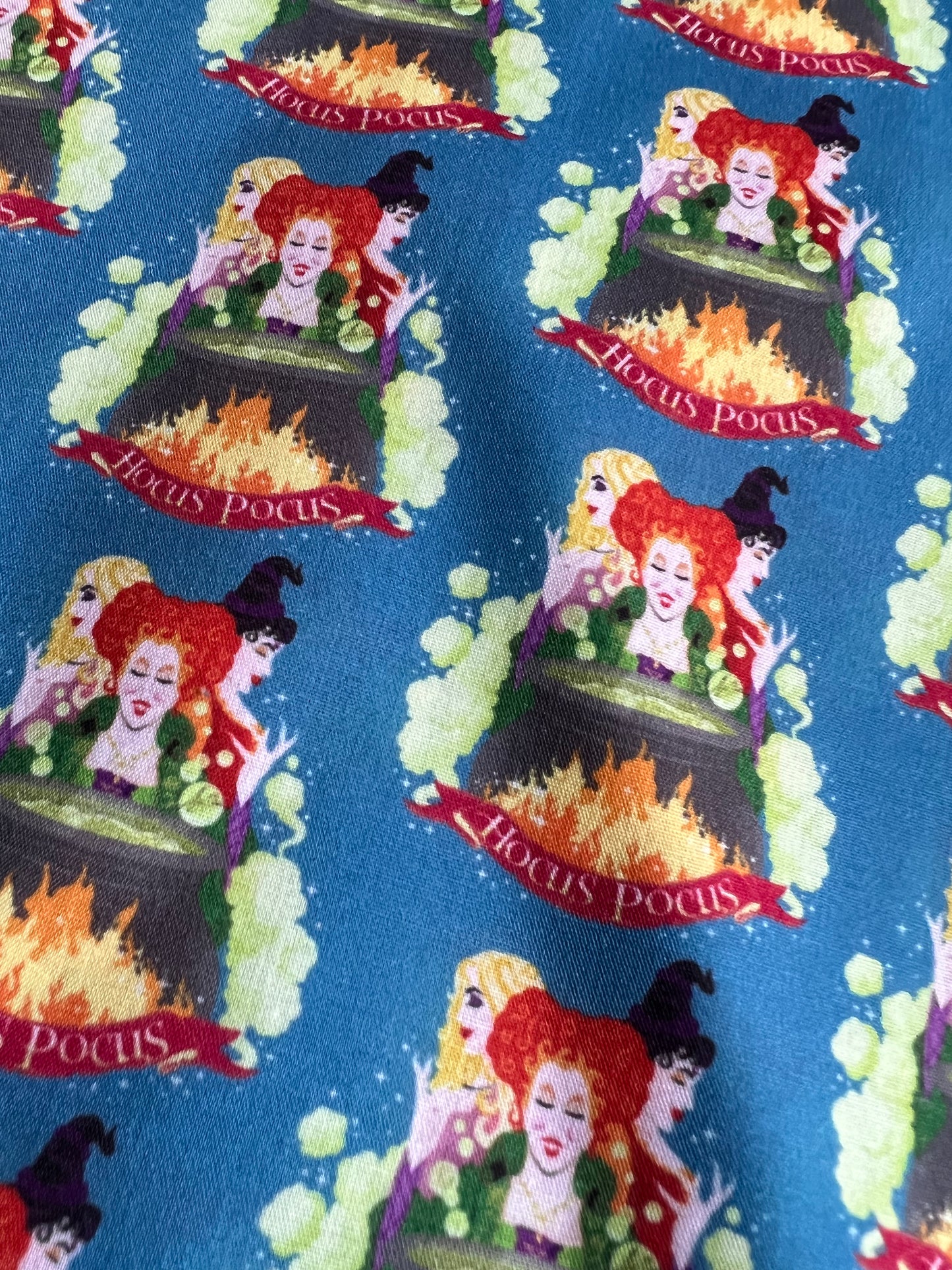 HOCUS POCUS CAULDRON - Polycotton Fabric from Japan