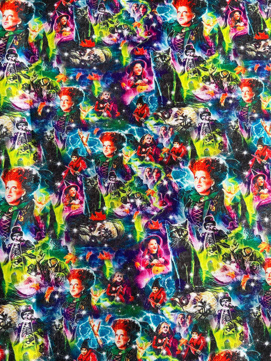 NEON HOCUS POCUS - Polycotton Fabric from Japan